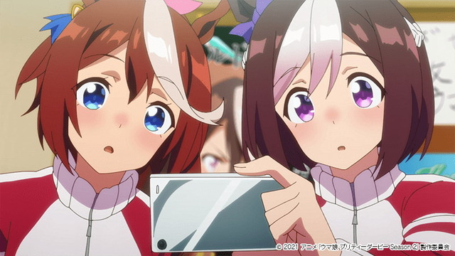 『ウマ娘 プリティーダービー Season 2』第2話先行カット（C）2021 アニメ「ウマ娘 プリティーダービー Season 2」製作委員会
