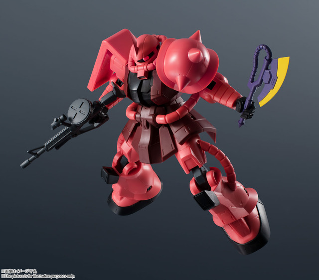 機動戦士ガンダム シャア専用ザクii Gundam Universe でアクションフィギュア化 マッシブな造形に注目 アニメ アニメ