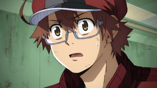 『はたらく細胞BLACK』第1話「喫煙、細菌、終わりの始まり。」先行場面カット（C）原田重光・初嘉屋一生・清水茜／講談社・CODE BLACK PROJECT