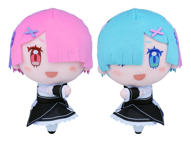 「Re:ゼロから始める異世界生活 ほぺぴた　でっかいぬいぐるみ～ラム・レム～」（C）長月達平・株式会社KADOKAWA刊／Re:ゼロから始める異世界生活2製作委員会