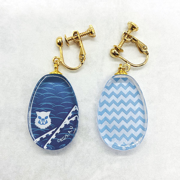 「鬼滅の刃 ガラスイヤリング」嘴平伊之助 1,000円（税抜）（C）吾峠呼世晴／集英社・アニプレックス・ufotable