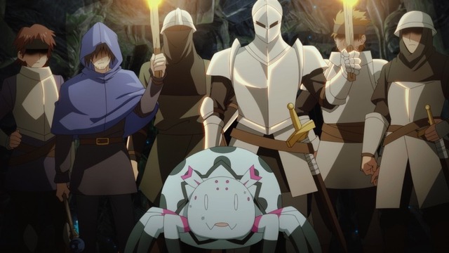 『蜘蛛ですが、なにか？』第3話「地竜（龍）、ヤバい？」先行場面カット（C）馬場翁・輝竜司／KADOKAWA／蜘蛛ですが、なにか？製作委員会