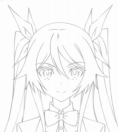 津辺愛香（c）水沢 夢・小学館/製作委員会はツインテールになります。