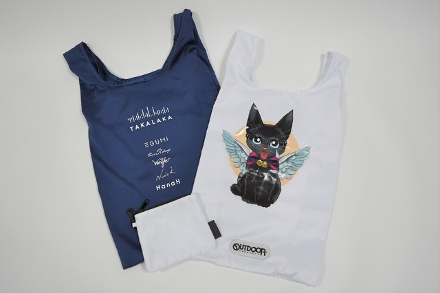 ＜OUTDOOR PRODUCTS＞×「TAKALAKA」エコバッグ　各4,180円