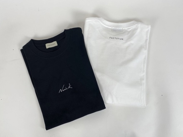 ＜NOIR.K＞×＜FACTOTUM＞ロングスリーブTシャツ　各10,780円