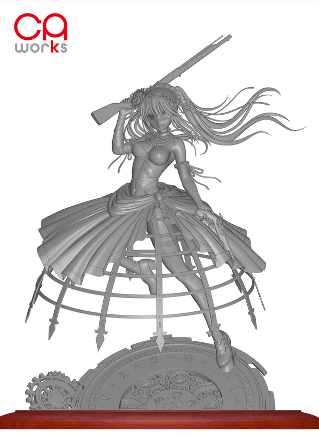 『デート・ア・バレット』時崎狂三 ナイトドレスver. 1/7スケールフィギュア（C）2020 東出祐一郎・橘公司・NOCO／KADOKAWA／「デート・ア・バレット」製作委員会