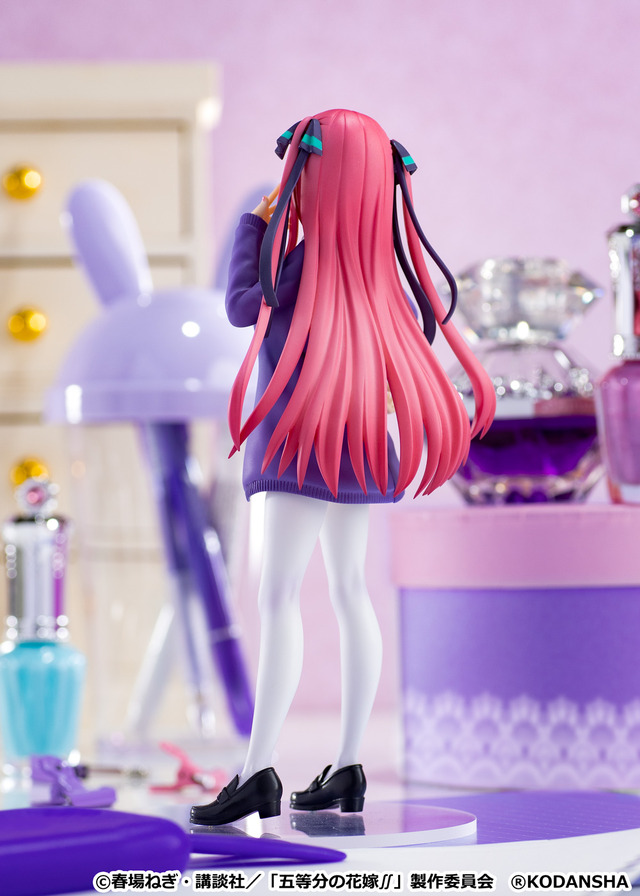 「POP UP PARADE 中野二乃」各3,900円（税込）（C）春場ねぎ・講談社／「五等分の花嫁∬」製作委員会 （R）KODANSHA