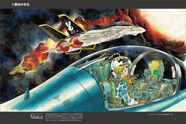 「新谷かおるARTWORKS　戦闘機から美少女まで」4,500円（税別）（C）新谷かおる