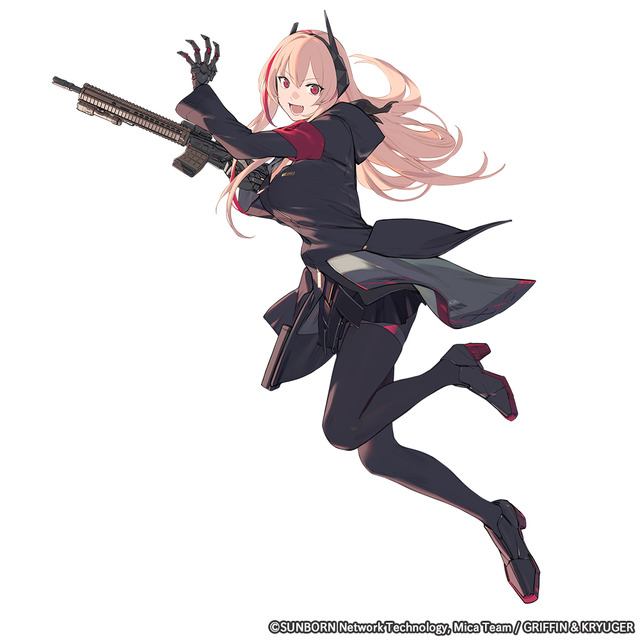 『ドールズフロントライン』アニメ化記念イラスト「M4 SOPMOD II」（C）SUNBORN Network Technology, Mica Team / GRIFFIN & KRYUGER