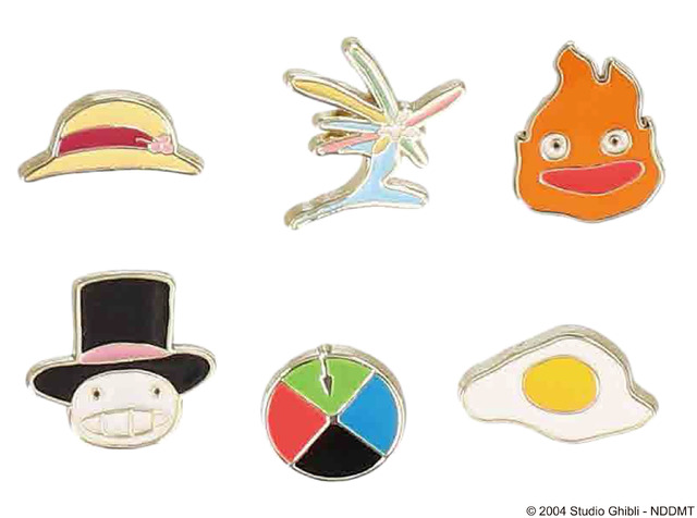 「ハウルの動く城 ハウルアクセサリーシリーズ ハウルピアスセット/ イヤリングセット」各2,200円（税別）（C） 2004 Studio Ghibli・NDDMT