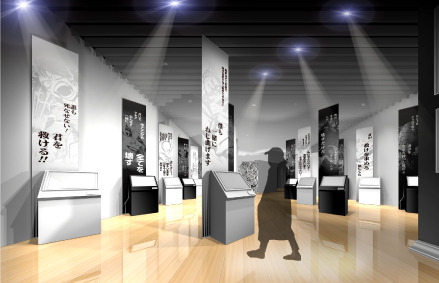 「僕のヒーローアカデミア展 DRAWING SMASH」第5章：From the Origin, To the Future-ミライヲ救エ、ミライヲ壊セ-（C）堀越耕平／集英社