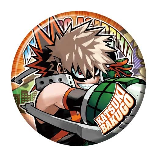 「僕のヒーローアカデミア展 DRAWING SMASH」コレクション缶バッジ ヒロアカ展 KV Ver. 【全 24 種：ランダム仕様】 価格：440 円（税込）（C）堀越耕平／集英社