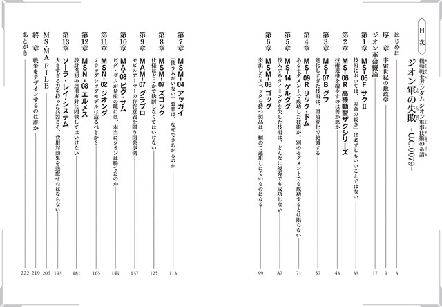 「機動戦士ガンダム　ジオン軍事技術の系譜　ジオン軍の失敗 U.C.0079」1,200円（税別）（C）創通・サンライズ