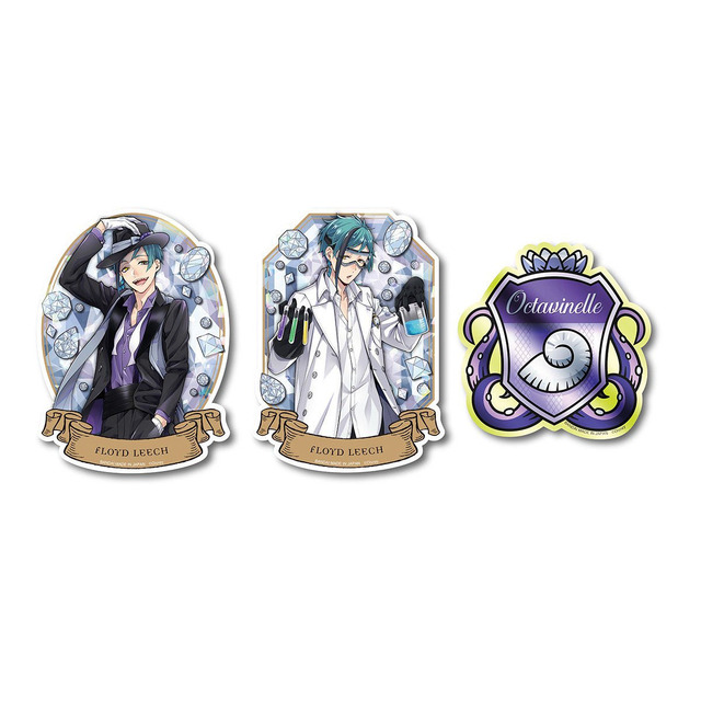 「ディズニー ツイステッドワンダーランドプレミアムダイカットステッカーセット1」600円（税込）（C）Disney