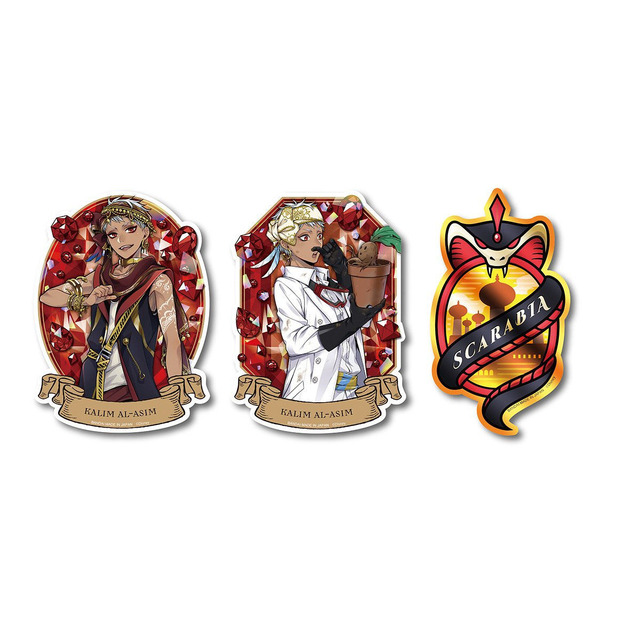 「ディズニー ツイステッドワンダーランドプレミアムダイカットステッカーセット1」600円（税込）（C）Disney