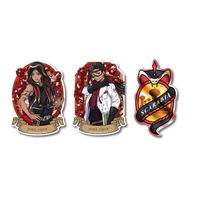 「ディズニー ツイステッドワンダーランドプレミアムダイカットステッカーセット1」600円（税込）（C）Disney