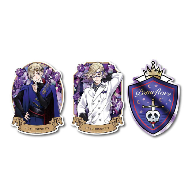 「ディズニー ツイステッドワンダーランドプレミアムダイカットステッカーセット1」600円（税込）（C）Disney