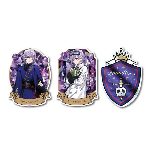 「ディズニー ツイステッドワンダーランドプレミアムダイカットステッカーセット1」600円（税込）（C）Disney