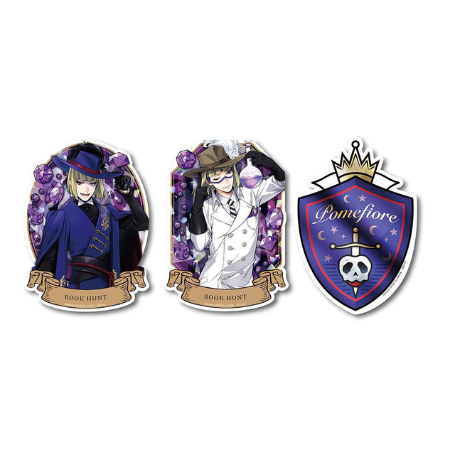 「ディズニー ツイステッドワンダーランドプレミアムダイカットステッカーセット1」600円（税込）（C）Disney