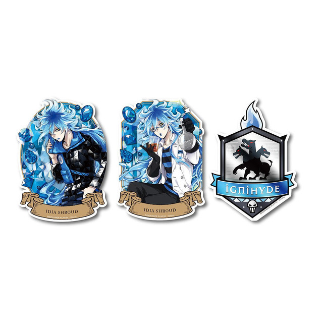 「ディズニー ツイステッドワンダーランドプレミアムダイカットステッカーセット1」600円（税込）（C）Disney