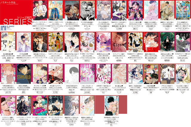 「BLアワード2021」シリーズ部門