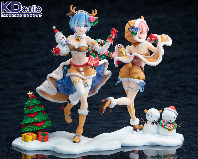 「ラム＆レム トナカイメイドセット」36,100円（税別）（C）長月達平・株式会社KADOKAWA刊／Re:ゼロから始める異世界生活2製作委員会