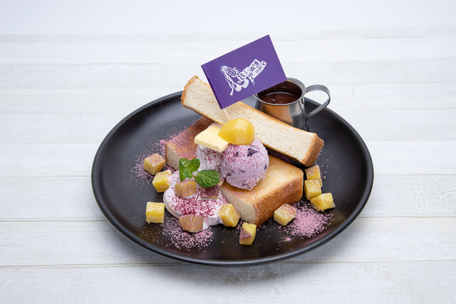 【名古屋店限定メニュー】Bad Ass Temple～おしるこトースト～ 1,350円（税込）（C）King Record Co., Ltd.