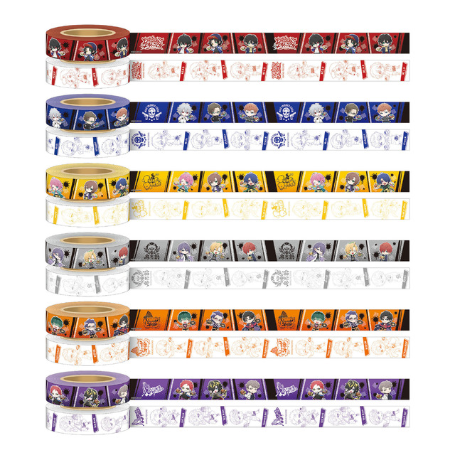 マスキングテープ（全6種）各650円（税込）（C）King Record Co., Ltd.