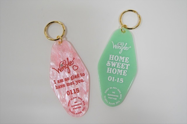 ＜Wingle＞×＜The Skips＞モーテルキー　各2,750円