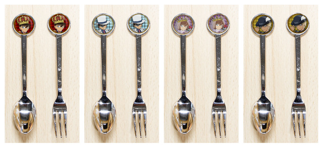 「ティータイムカトラリーセット」各1,650円（税込）（C）青山剛昌／小学館・読売テレビ・TMS