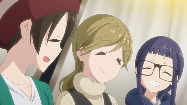 『ゆるキャン△ SEASON2』第6話「大間々岬の冬」先行場面カット（C）あfろ・芳文社／野外活動委員会
