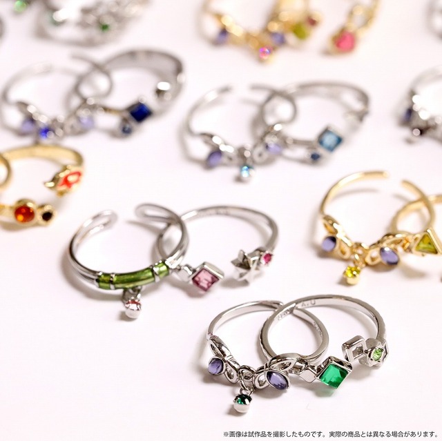 「鬼滅の刃 2連リング（13種）」各3,850円（税込）（C）吾峠呼世晴／集英社・アニプレックス・ufotable