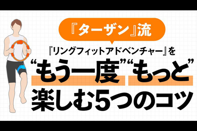 健康雑誌「ターザン」がスイッチ『リングフィット アドベンチャー』の楽しみ方のコツをレクチャー！「義務ではなく楽しみに変えて」