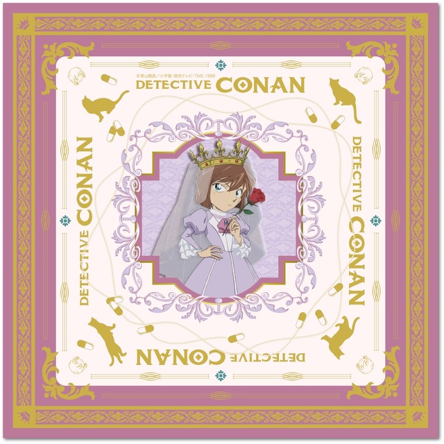 「プリントスカーフ　トランプver.」5,280円（税込）（C）青山剛昌／小学館・読売テレビ・TMS 1996