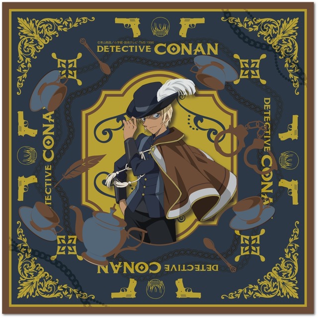 「プリントスカーフ　トランプver.」5,280円（税込）（C）青山剛昌／小学館・読売テレビ・TMS 1996