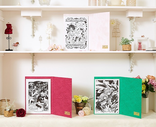 『CLAMP30周年記念 伽羅切絵（全3種）』各4,500円（税込）（C）CLAMP・ShigatsuTsuitachi CO.,LTD./講談社