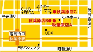 「虎角商店」地図