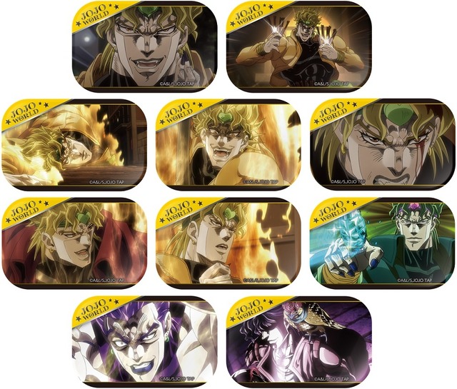 「JOJO WORLD in YOKOHAMA」◆第3部ミニゲーム「DIOのきさま！見ているなッ！」B賞：カド丸缶バッジ(全10種)（C）荒木飛呂彦&LUCKY LAND COMMUNICATIONS/集英社・ジョジョの奇妙な冒険 THE ANIMATION PROJECT