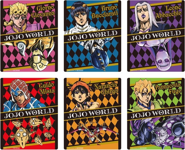 「JOJO WORLD in YOKOHAMA」◆第5部アトラクション「パッショーネ 配属チーム適性診断テスト」＜特典＞ステッカー(全13種)（C）荒木飛呂彦&LUCKY LAND COMMUNICATIONS/集英社・ジョジョの奇妙な冒険 THE ANIMATION PROJECT