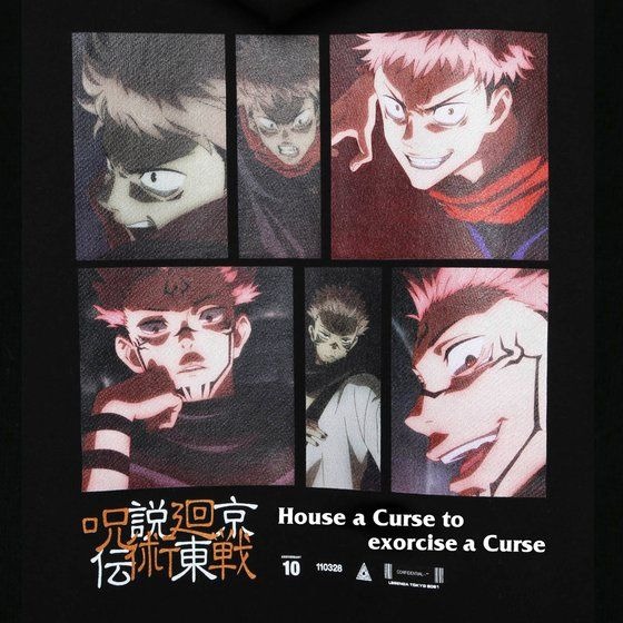 「呪術廻戦×LEGENDA collection 虎杖悠仁 Hoodie (white/Black)」14,300円（税込）(C)芥見下々／集英社・呪術廻戦製作委員会