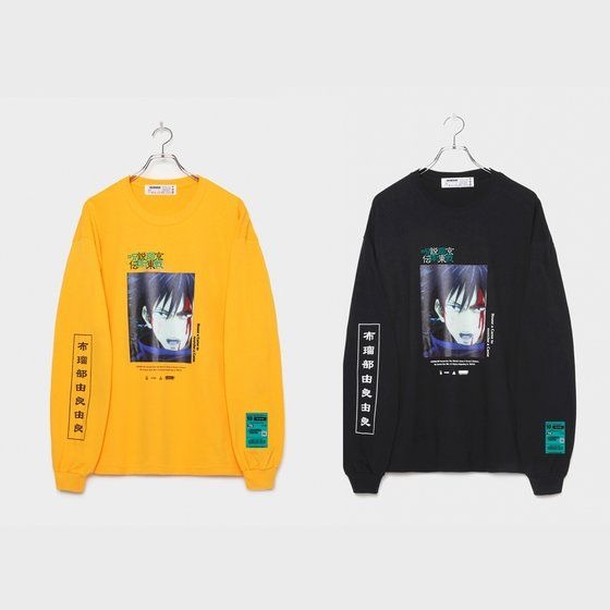 「呪術廻戦×LEGENDA　伏黒恵 l/s Tee(Yellow/Black)」9,900円（税込）(C)芥見下々／集英社・呪術廻戦製作委員会