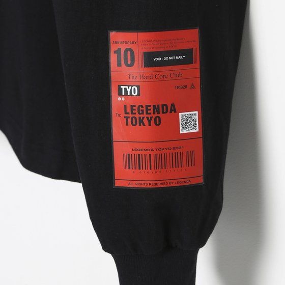 「呪術廻戦×LEGENDA　釘崎野薔薇 l/s Tee(Beige/Black)」9,900円（税込）(C)芥見下々／集英社・呪術廻戦製作委員会