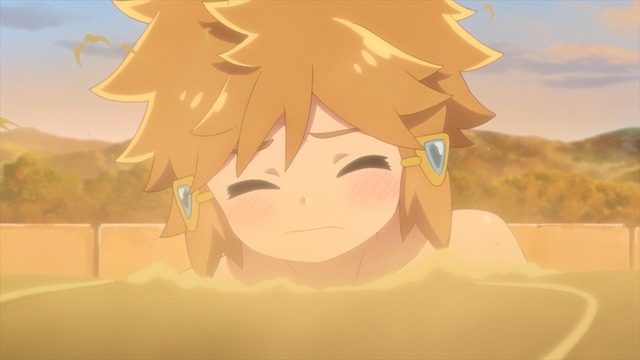 『ラスダン』第8話「たとえば演技でも恋人のふりをしていたら本気になっちゃうこともありますわよねっ！な状況」先行場面カット（C）サトウとシオ・SB クリエイティブ／ラスダン製作委員会