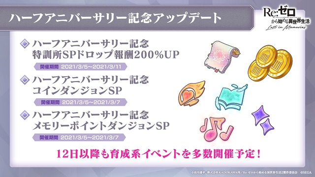 「『Re:ゼロから始める異世界生活 Lost in Memories』リゼロスチャンネル第4回最新情報」（Ｃ）長月達平・株式会社KADOKAWA刊／Re:ゼロから始める異世界生活2製作委員会　（Ｃ）SEGA