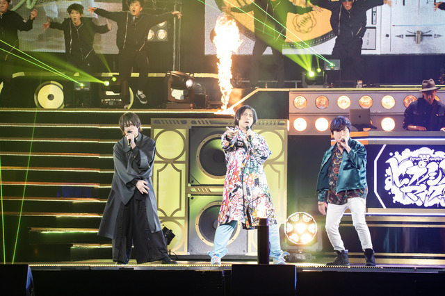 『ヒプノシスマイク-Division Rap Battle- 6th LIVE <<2nd D.R.B>>』3rd Battle Fling Posse photo by粂井健太／nishinaga “saicho” isao／小林弘輔（C）AbemaTV,Inc.（C） King Record Co., Ltd. All rights reserved.