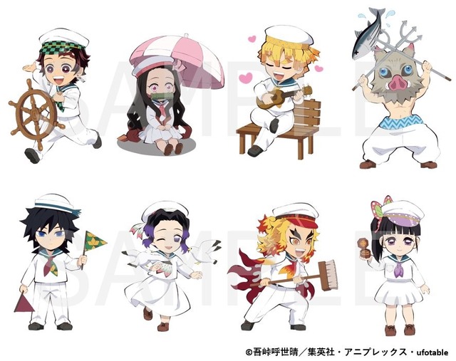 「ラグーナテンボス×『鬼滅の刃』追憶の試練 炭治郎の旅路」ufotable描き下ろしイベント限定SDキャラクター（C）吾峠呼世晴／集英社・アニプレックス・ufotable