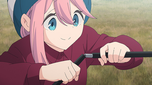 『ゆるキャン△ SEASON２』第8話「ひとりのキャンプ」先行カット（C）あfろ・芳文社／野外活動委員会