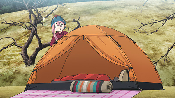 『ゆるキャン△ SEASON２』第8話「ひとりのキャンプ」先行カット（C）あfろ・芳文社／野外活動委員会
