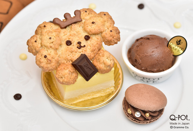BISQUINU LOVES CHOCOLATE PLATE ドリンク付 2,060円(税込)／BISQUINU HAZELNUT HOT COCOA 850円(税込)