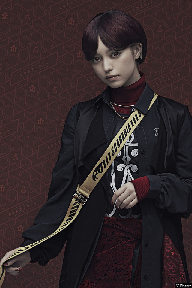 TW Monogram Tee／7Dormitories Maxi Shirts Dress／Scarabia Image Belt（C）Disney